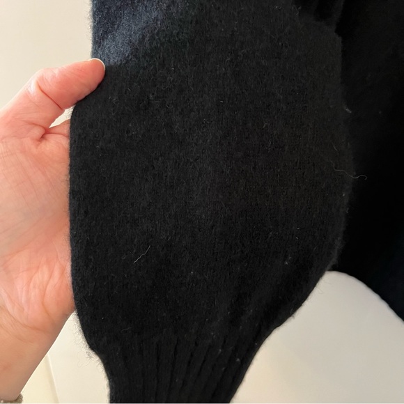 Nili Lotan | black cashmere sweater - Picture 3 of 6